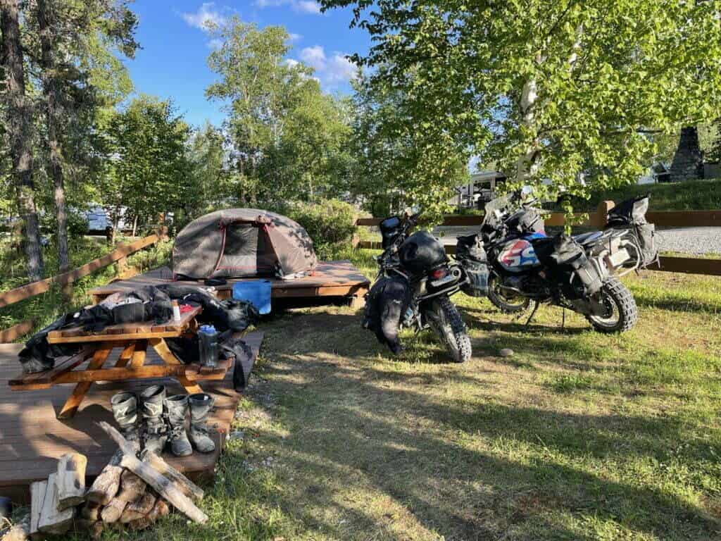 Our Adventure motorcycle camping gear: The list of stuff we love