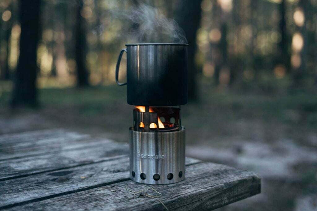 Solo Stove Lite, Twigs powered Motorcycle Camping Stove