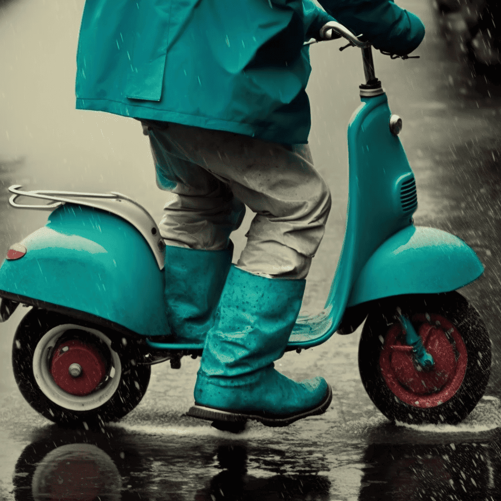 Can you Wear Rubber Boots on a Motorcycle