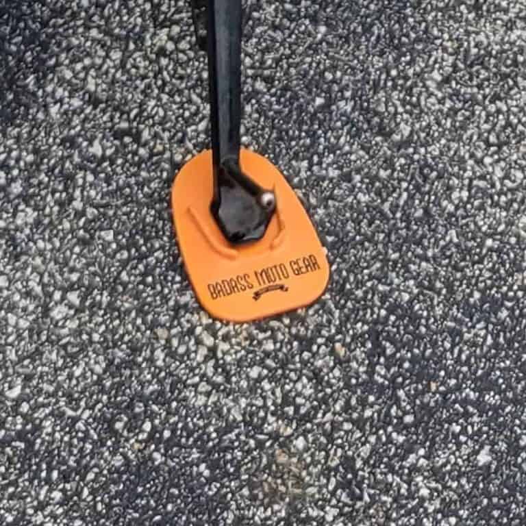 Kickstand Sinking Into Hot Asphalt