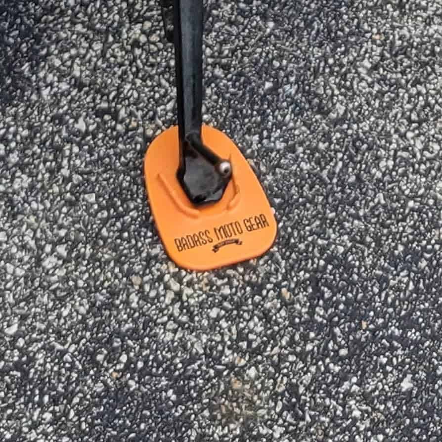 Kickstand Sinking Into Hot Asphalt