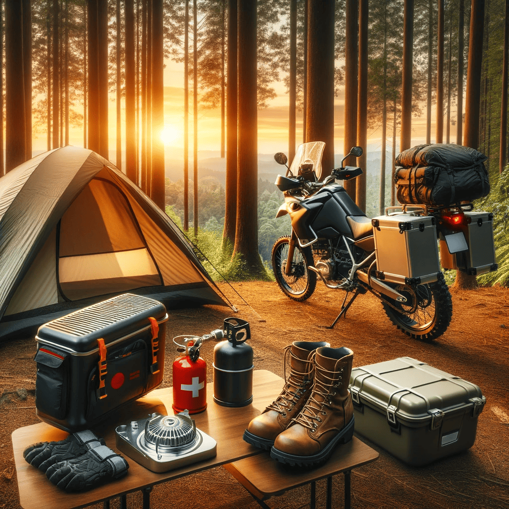 essential motocamping gear