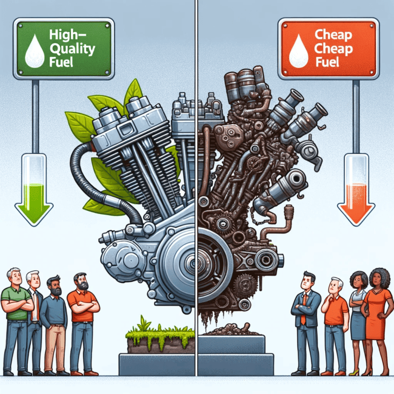 Are cheap fuel good for my motorcycle?