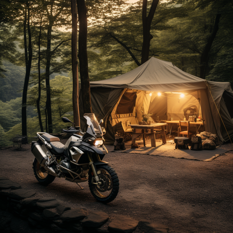 luxury moto-camping