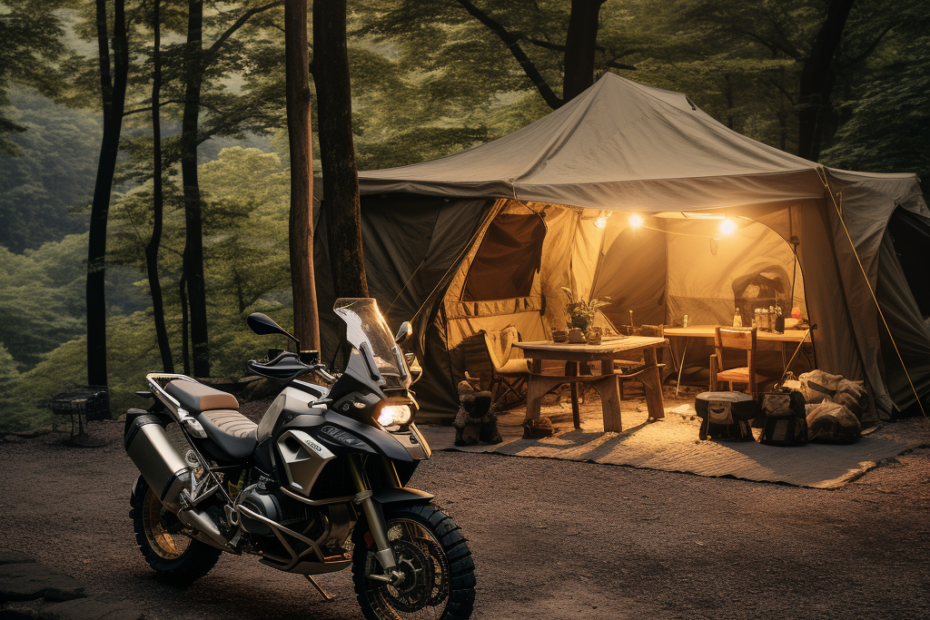 luxury moto-camping