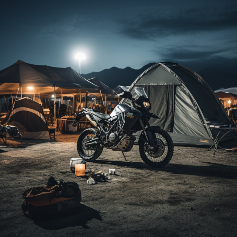 Cheap places for moto camping