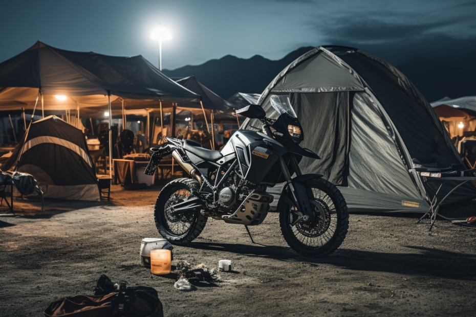 Cheap places for moto camping